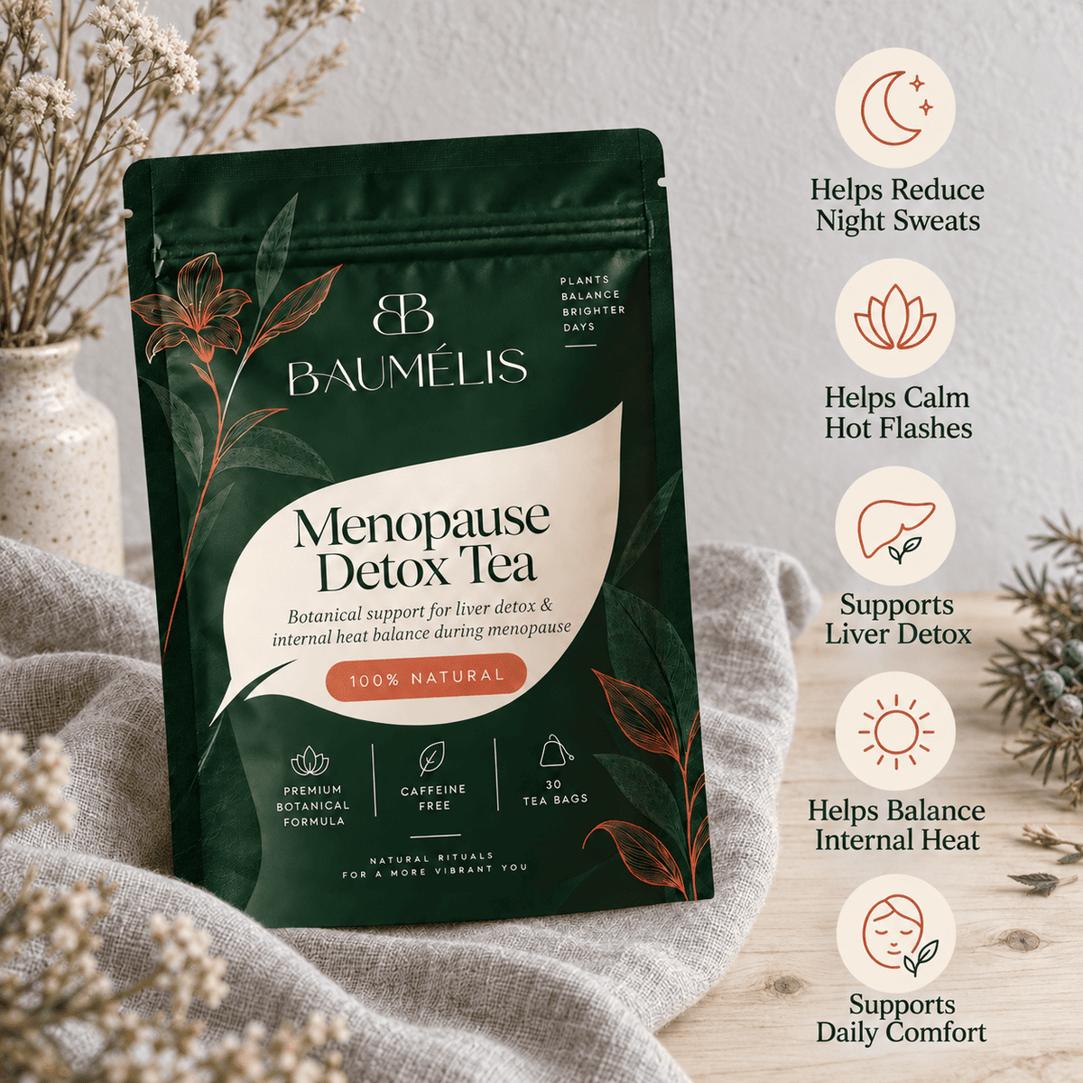 Menopause Detox Tea – Baumélis