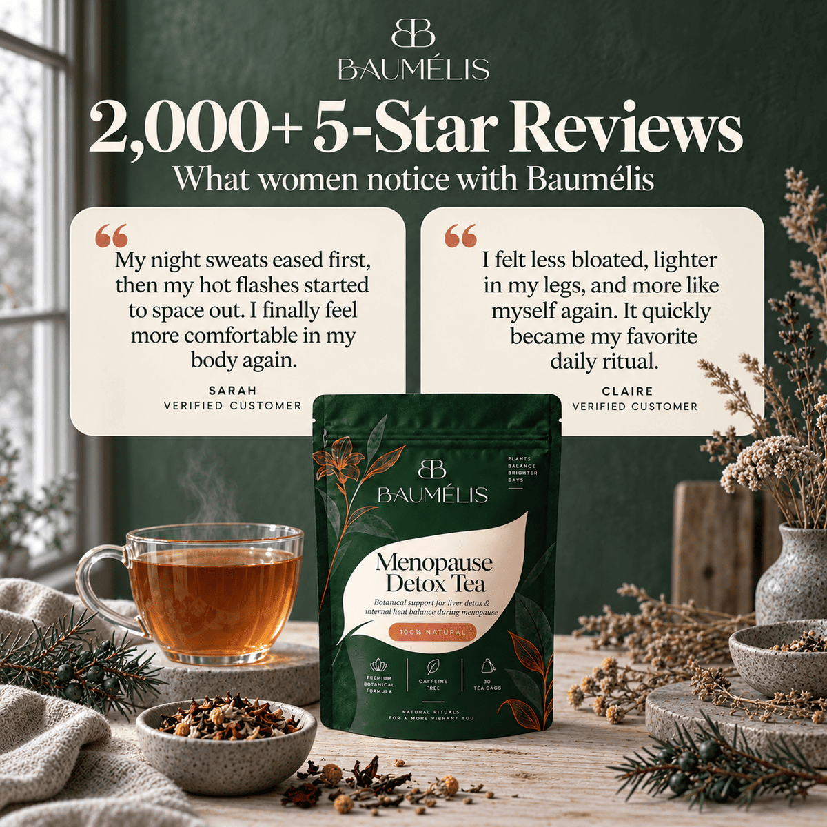 Menopause Detox Tea – Baumélis